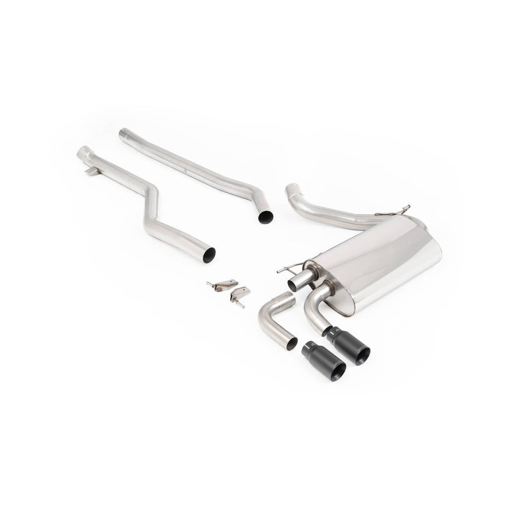 MILLTEK SSXBM1090 Cat-back Twin 76.2mm GT76 BMW 3 Series F30 320i M Sport (Inc LCI) Photo-0
