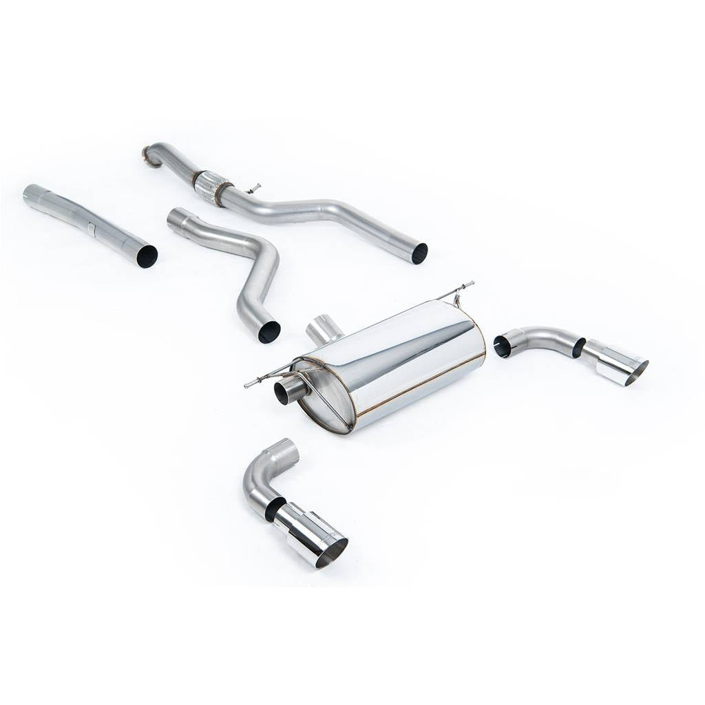 MILLTEK SSXBM967 Cat-back Twin 90mm GT90 BMW 1 Series M 135i 3&5 Door (F21&F20) Photo-0