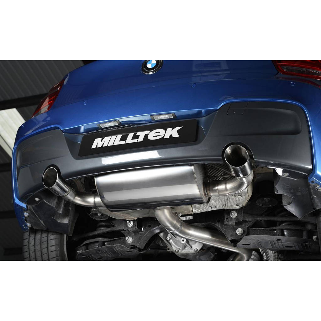 MILLTEK SSXBM967 Cat-back Twin 90mm GT90 BMW 1 Series M 135i 3&5 Door (F21&F20) Photo-1