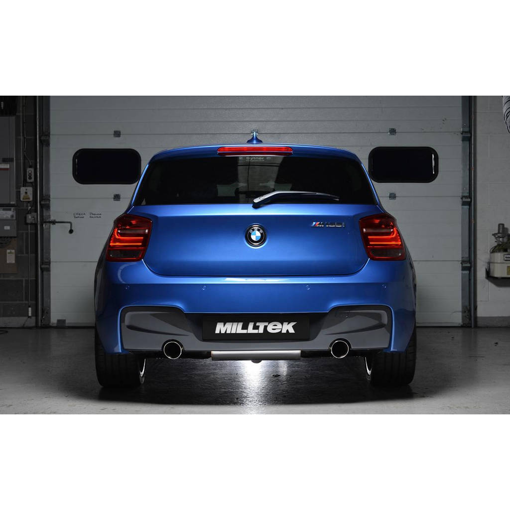 MILLTEK SSXBM967 Cat-back Twin 90mm GT90 BMW 1 Series M 135i 3&5 Door (F21&F20) Photo-2
