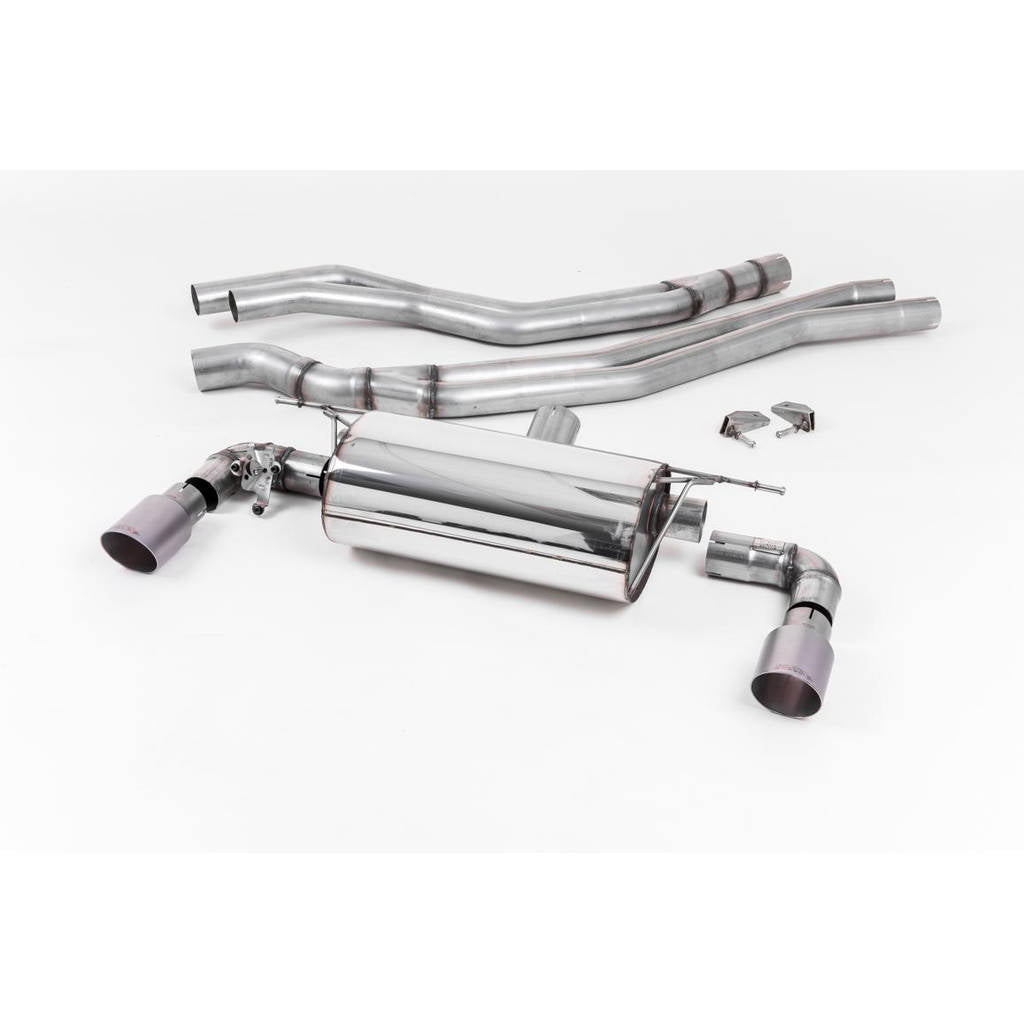 MILLTEK SSXBM1048 Cat-back Twin 90mm GT90 BMW 1 Series M140i 3&5 Door (F20&F21 LCI) Photo-0