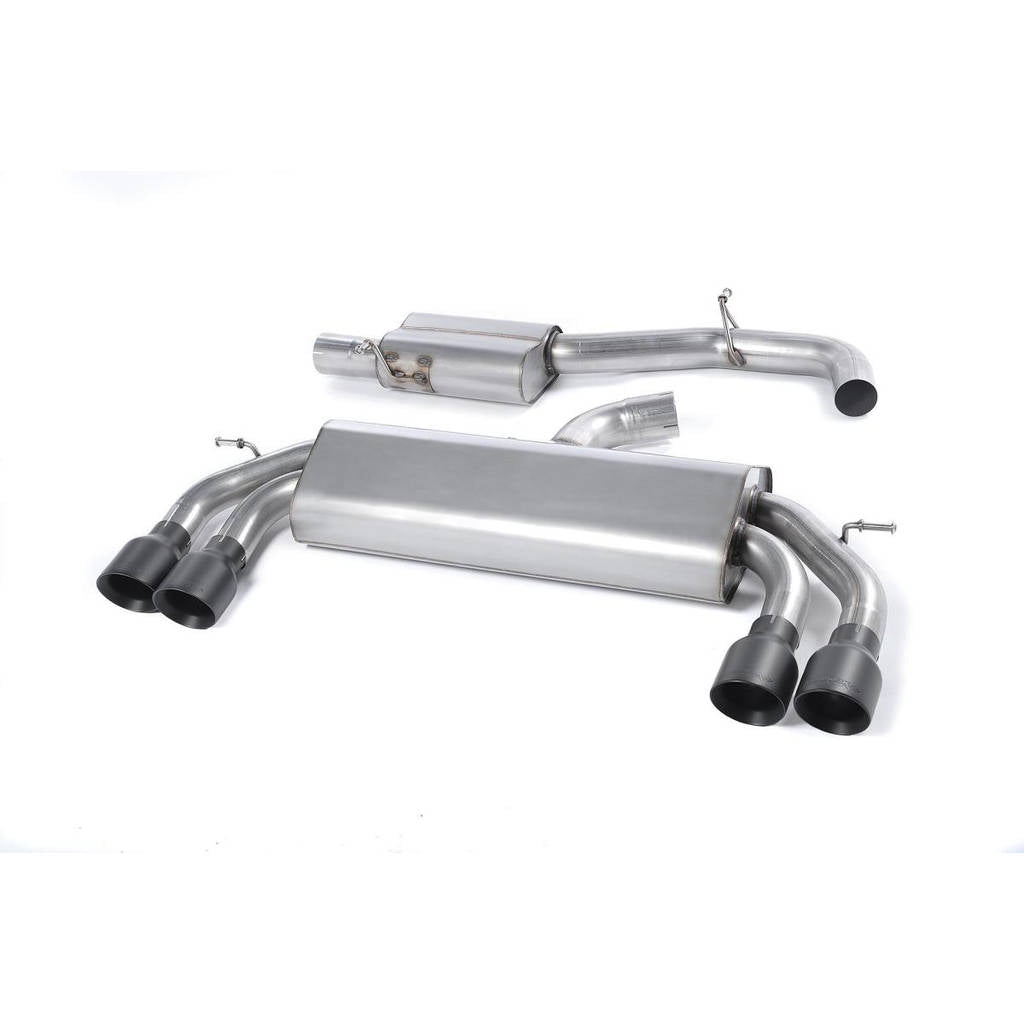 MILLTEK SSXAU527 Cat-back Quad 100mm GT100 AUDI S3 2.0 TFSI quattro 3-Door 8V Photo-0
