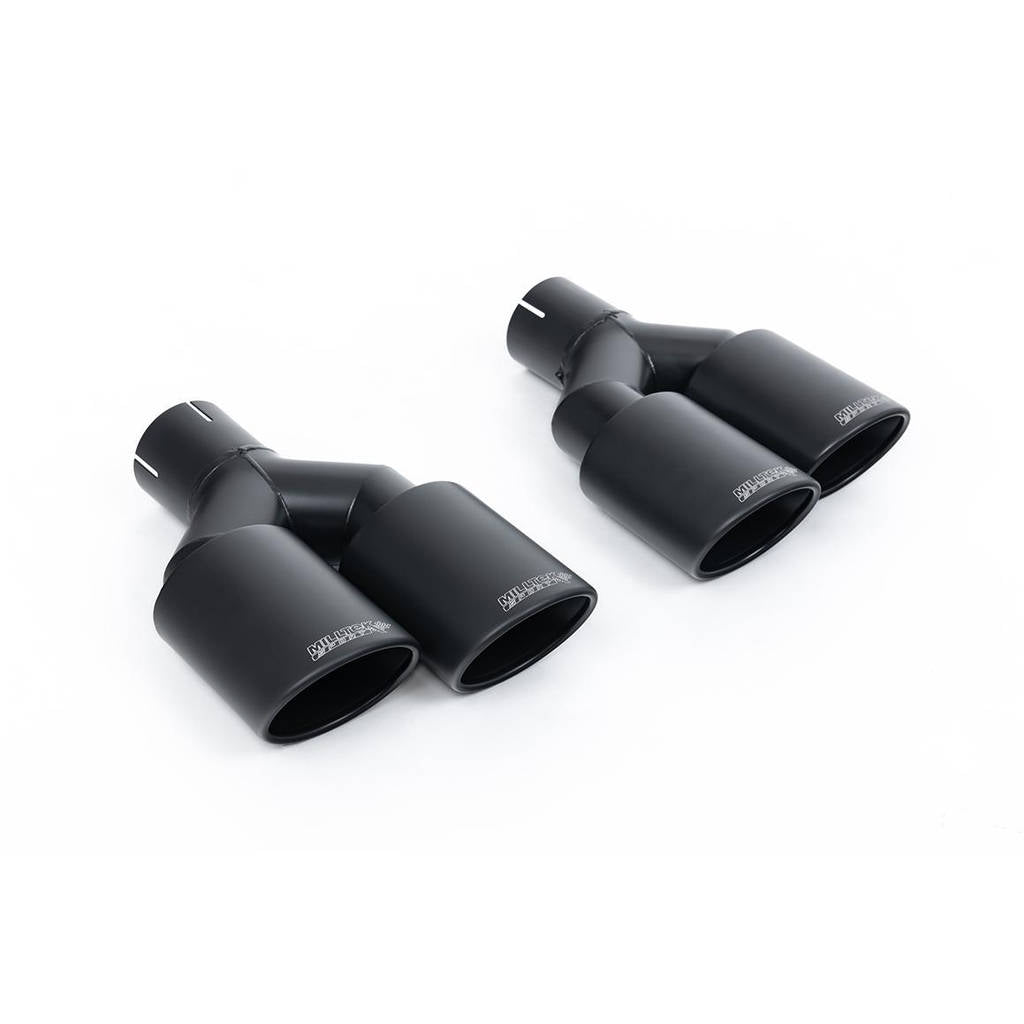 MILLTEK SSXAU489 Cat-back Black Oval ECA AUDI S1 2.0 TFSI quattro Photo-1