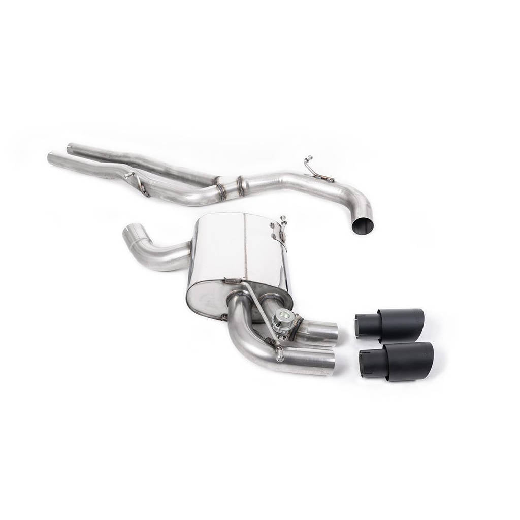 MILLTEK SSXAU321 Cat-back Twin 90mm GT90 AUDI RS3 Sportback S tronic (8P) Photo-0