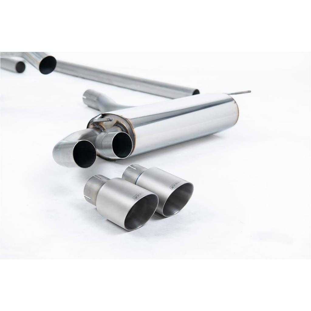 MILLTEK MCXAU109 Downpipe-back Twin 90mm GT90 AUDI Coupe UR quattro 10v Turbo Photo-1