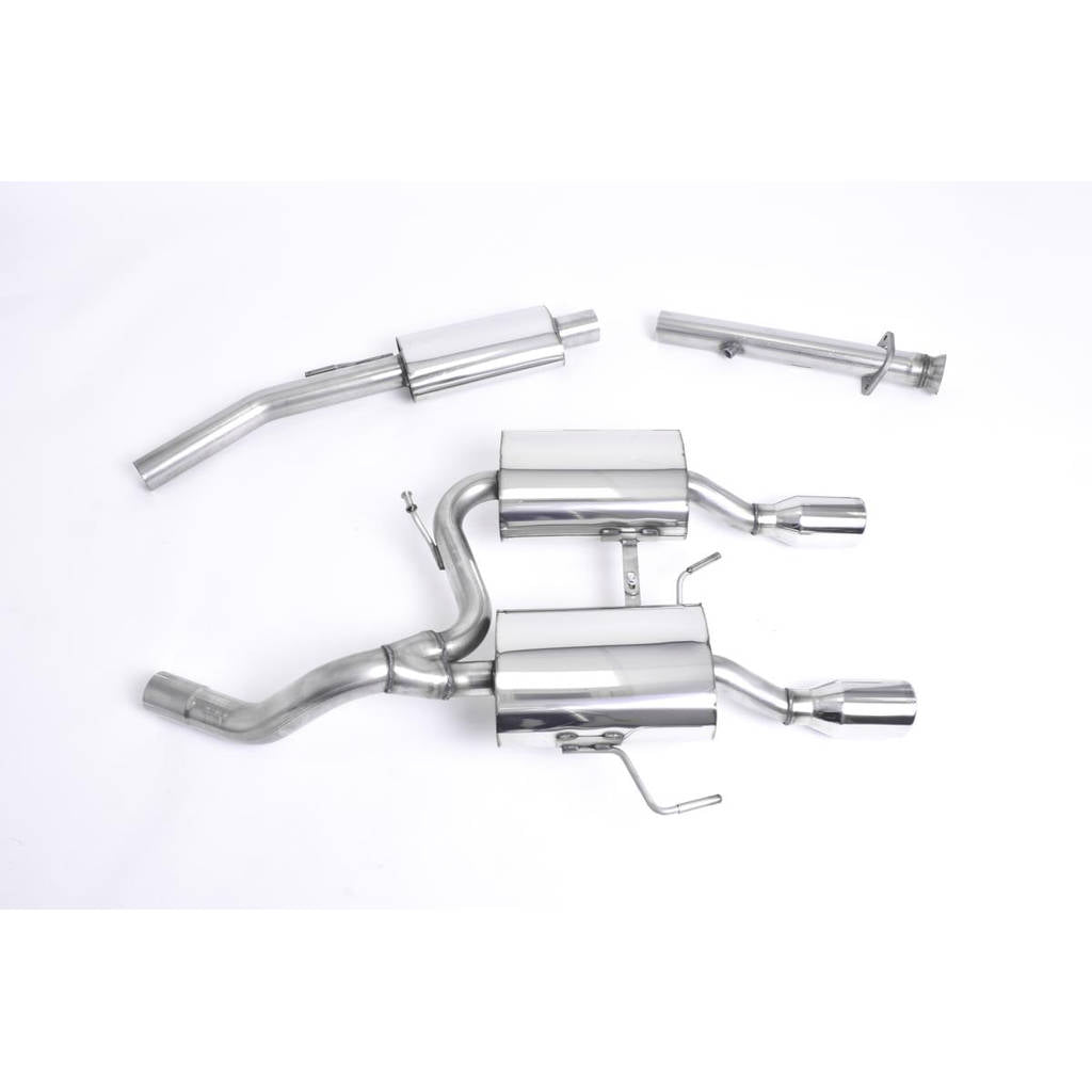 MILLTEK SSXRN202 Full System (including Cat Replacement Pipe) Dual 90mm Jet RENAULT Clio 182 2.0 16v Photo-0