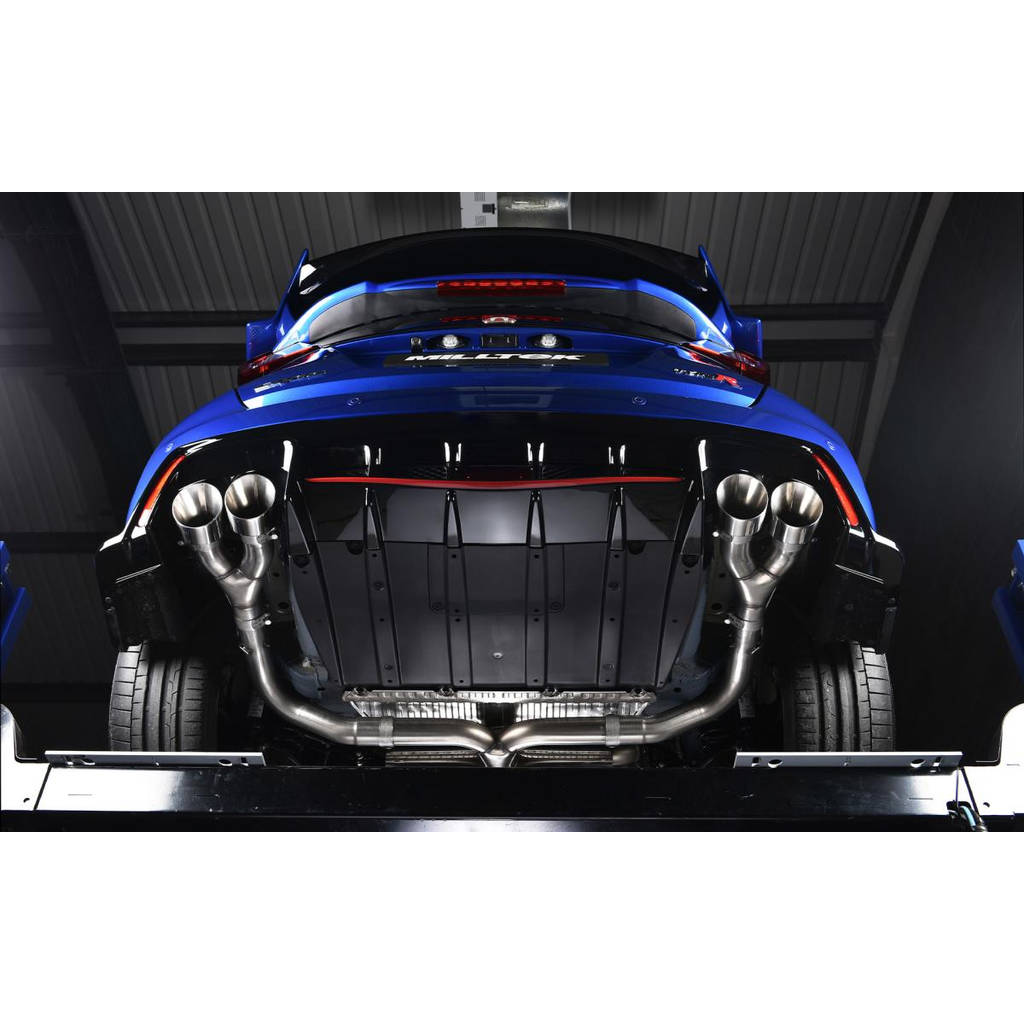 MILLTEK SSXHO225 Cat-back Quad 100mm GT100 HONDA Civic Type R FK2 Turbocharged 2.0 litre i-VTEC (LHD models only) Photo-3