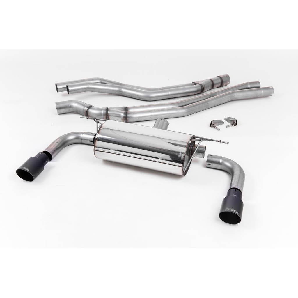 MILLTEK SSXBM1051 Cat-back Twin 90mm GT90 BMW 2 Series M240i Coupe (F22 LCI) Photo-0