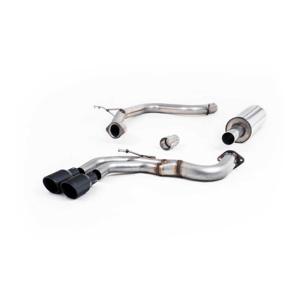 MILLTEK SSXAU564 Cat-back Twin 80mm GT80 ECA AUDI A3 2.0 TDI 150 MQB 2WD Photo-0