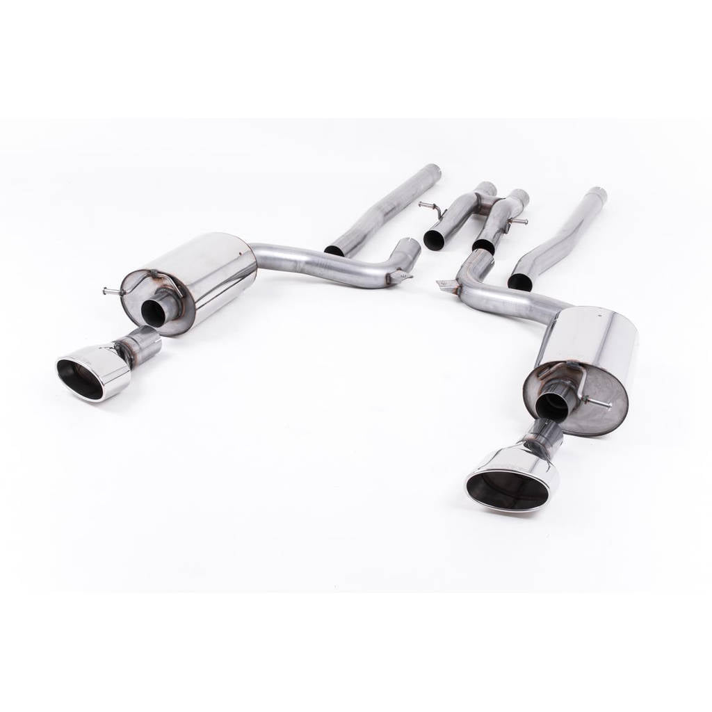 MILLTEK SSXAU602 Cat-back Oval Oval AUDI RS6 C6 5.0 V10 biturbo quattro Photo-0