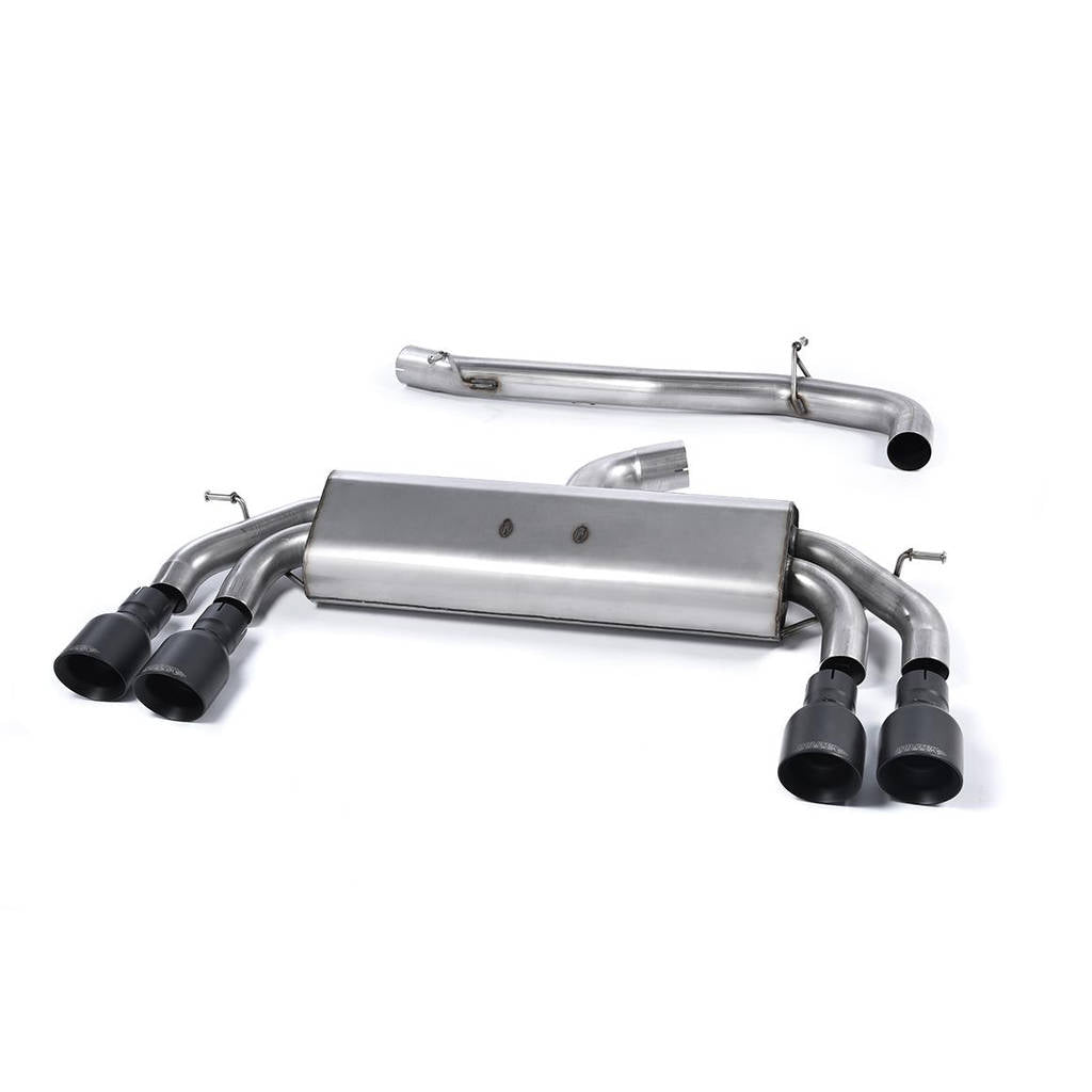 MILLTEK SSXAU532 Cat-back Quad 100mm GT100B AUDI S3 2.0 TFSI quattro Sportback 8V Photo-0