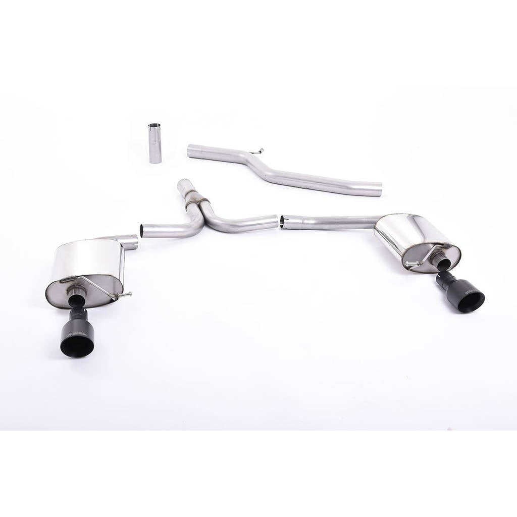 MILLTEK SSXAU438 Cat-back 100mm GT100B AUDI A4 3.0 TDi B8 quattro Saloon and Avant Photo-0