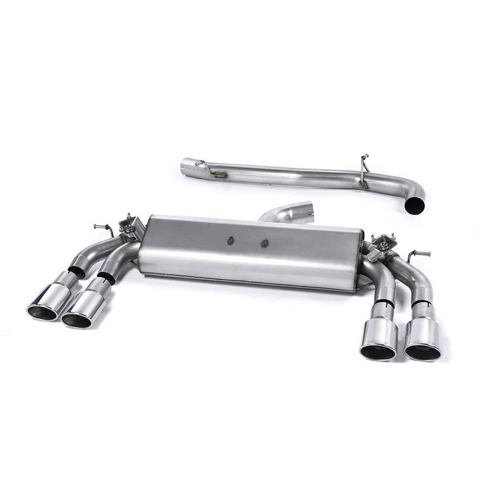 MILLTEK SSXAU413 Cat-back 104x80mm Oval AUDI S3 2.0 TFSI quattro Sportback 8V Photo-0