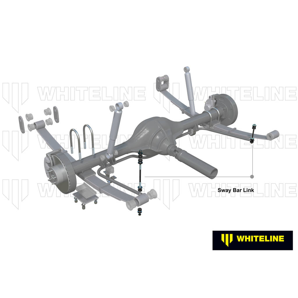 WHITELINE W21807ST Front Anti Roll Bar Link for Toyota Land Cruiser 70 Series Photo-1