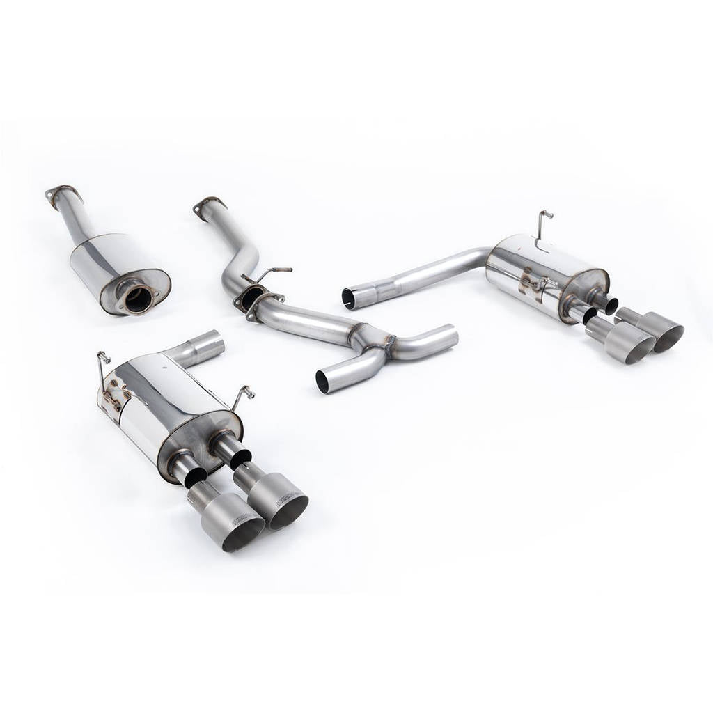 MILLTEK SSXSB047 Cat-back Quad Titanium GT100 ECA SUBARU Impreza WRX STi Saloon/Sedan Photo-0