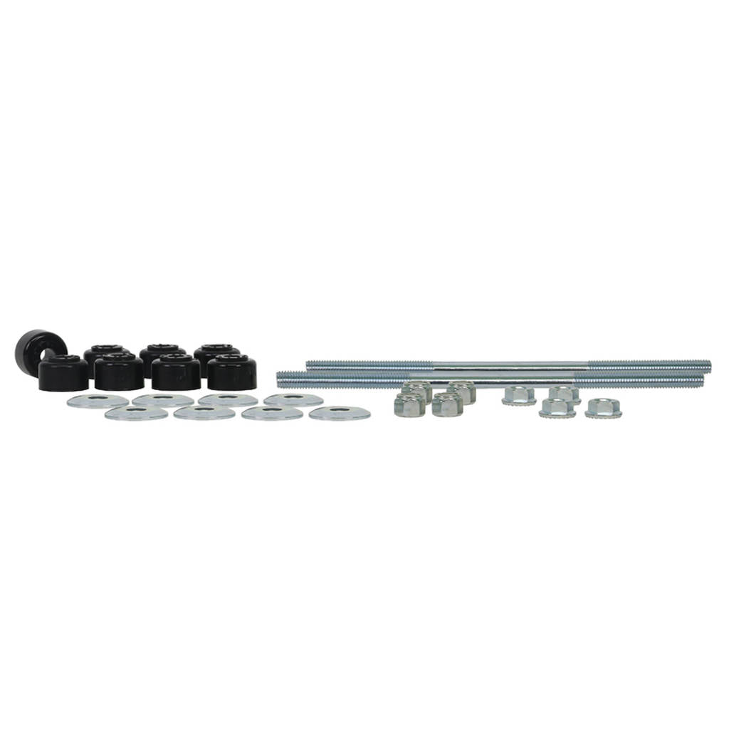 WHITELINE W21809S Universal Anti Roll Bar Link - Treaded Rod/Bushings style - 240mm With Bushings Photo-1
