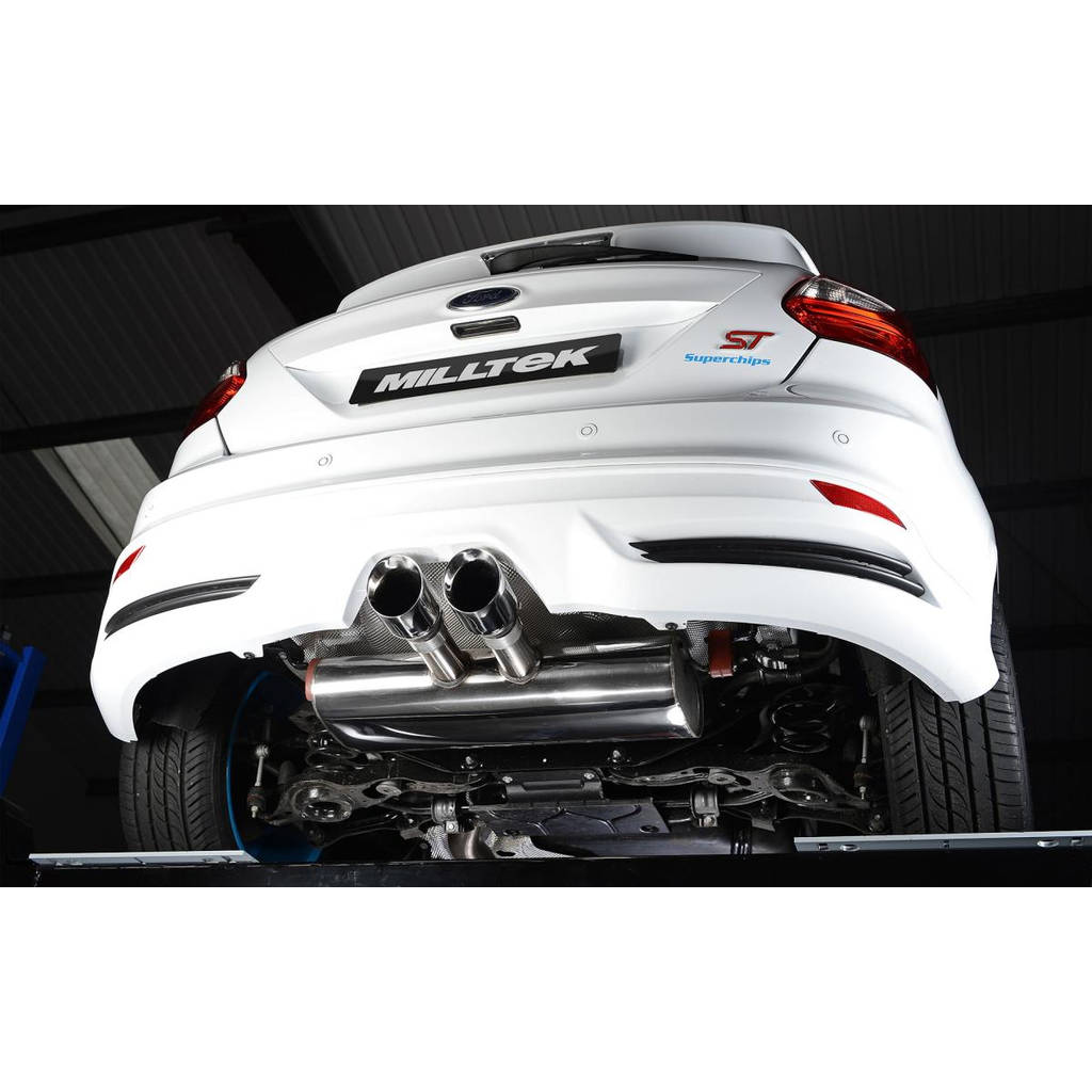 MILLTEK SSXFD119 Cat-back Dual GT100 FORD Focus Mk3 ST 2.0L EcoBoost 5-Door Hatchback Photo-2