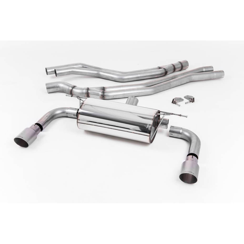 MILLTEK SSXBM1052 Cat-back Twin 90mm GT90 BMW 2 Series M240i Coupe (F22 LCI) Photo-0