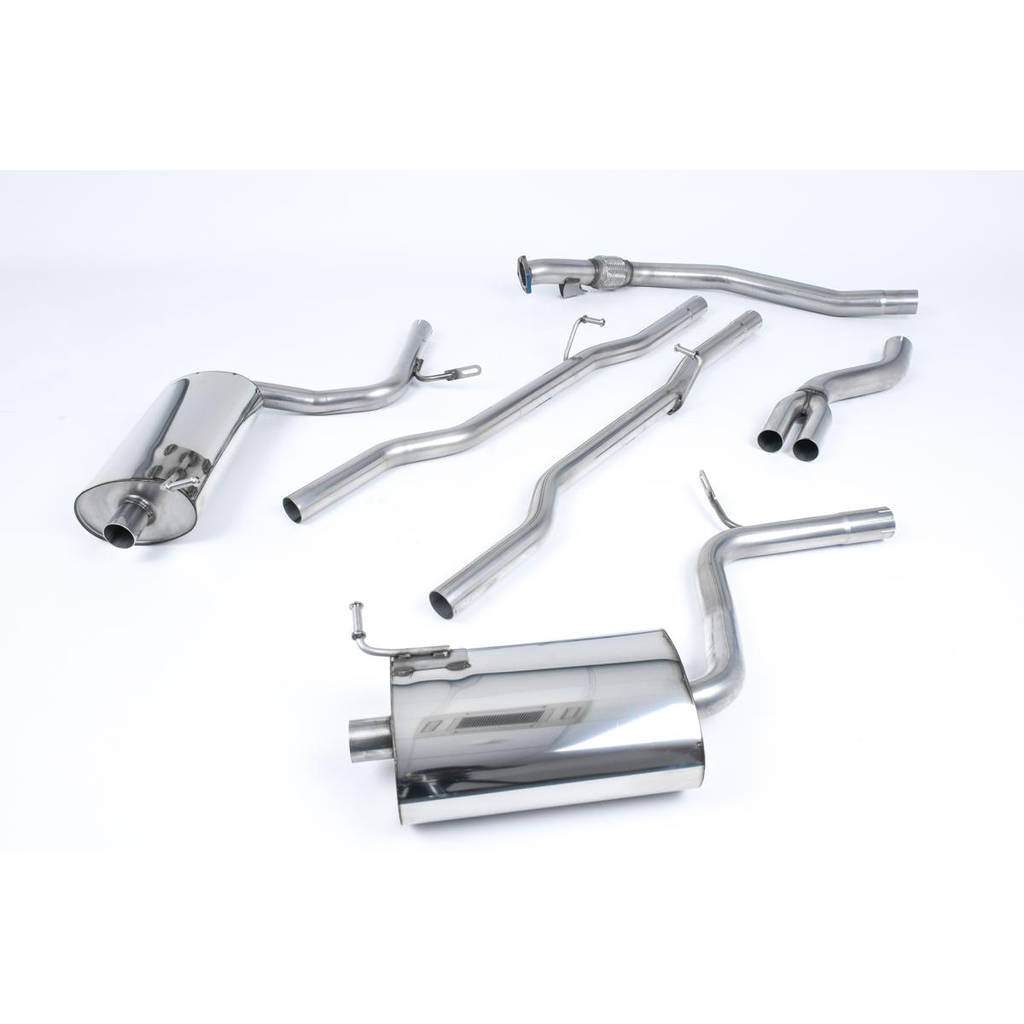 MILLTEK SSXAU515 Cat-back Dual 100mm GT100 AUDI A4 2.0 TFSI B7 quattro and DTM Photo-0