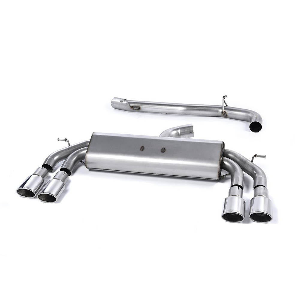 MILLTEK SSXAU531 Cat-back 104x80mm Oval AUDI S3 2.0 TFSI quattro Sportback 8V Photo-0