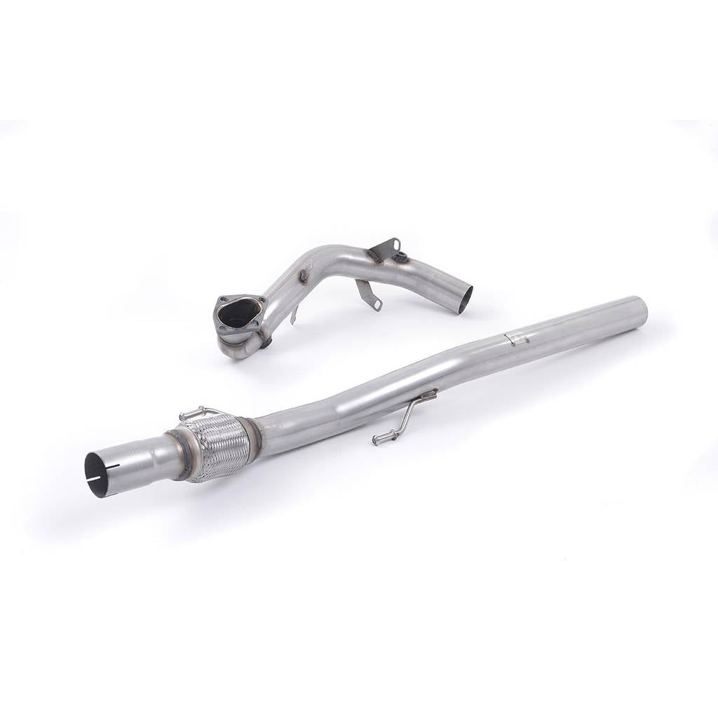 MILLTEK SSXAU297 Large-bore Downpipe and De-cat AUDI A1 1.4 TFSI S line 185PS S tronic Photo-0