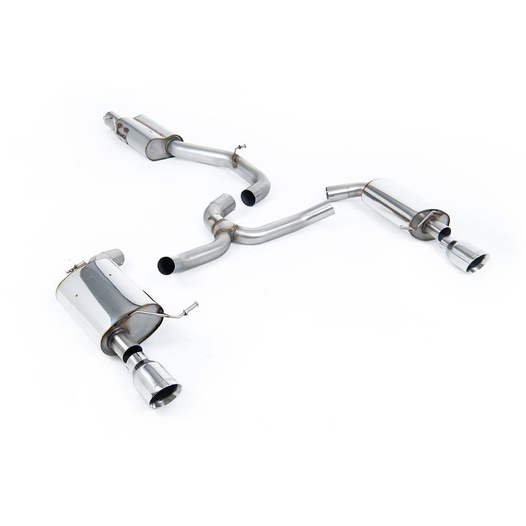 MILLTEK SSXVW443 Cat-back Dual GT100 VW Golf Mk7 2.0TFSI Photo-0