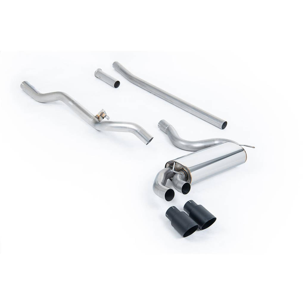 MILLTEK MCXAU103 Downpipe-back Twin 90mm GT90 AUDI Coupe UR quattro 10v Turbo Photo-0
