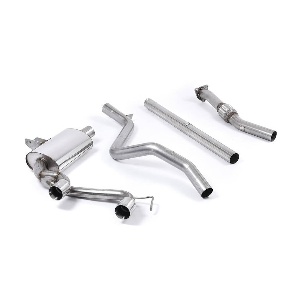 MILLTEK SSXRN401 Cat-back Dual GT80-LITE RENAULT Mégane RENAULT sport 225 2.0T Photo-0