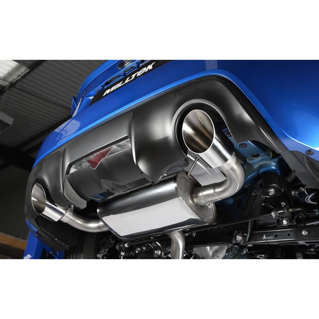 MILLTEK SSXSB030 Secondary Cat-back Dual GT115 ECA SCION FR-S 2.0L Photo-2