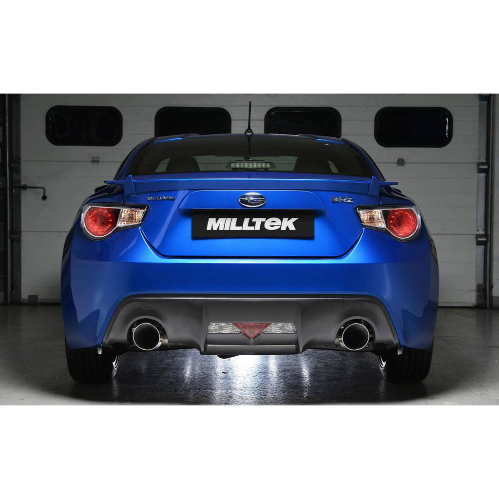 MILLTEK SSXSB030 Secondary Cat-back Dual GT115 ECA SCION FR-S 2.0L Photo-3