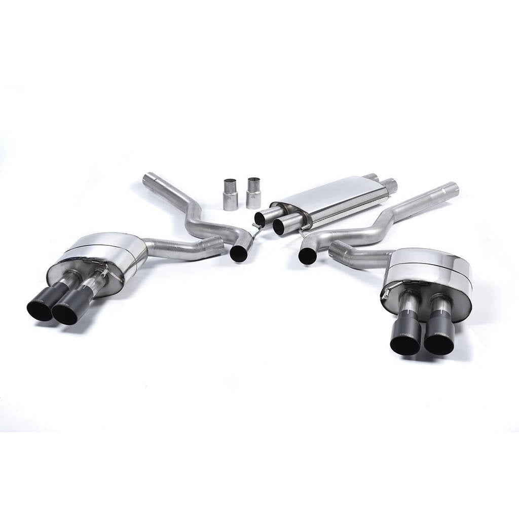 MILLTEK SSXFD156 Cat-back Quad 90mm GT90 FORD Mustang 5.0 V8 GT (Fastback) Photo-0