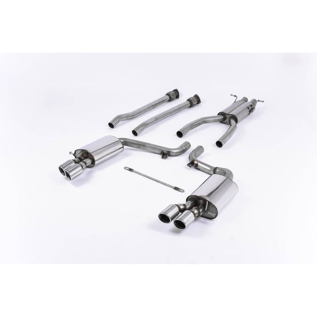 MILLTEK SSXAU622 Cat-back Twin 80mm Jet AUDI S6 5.2 V10 C6 FSI quattro Photo-0