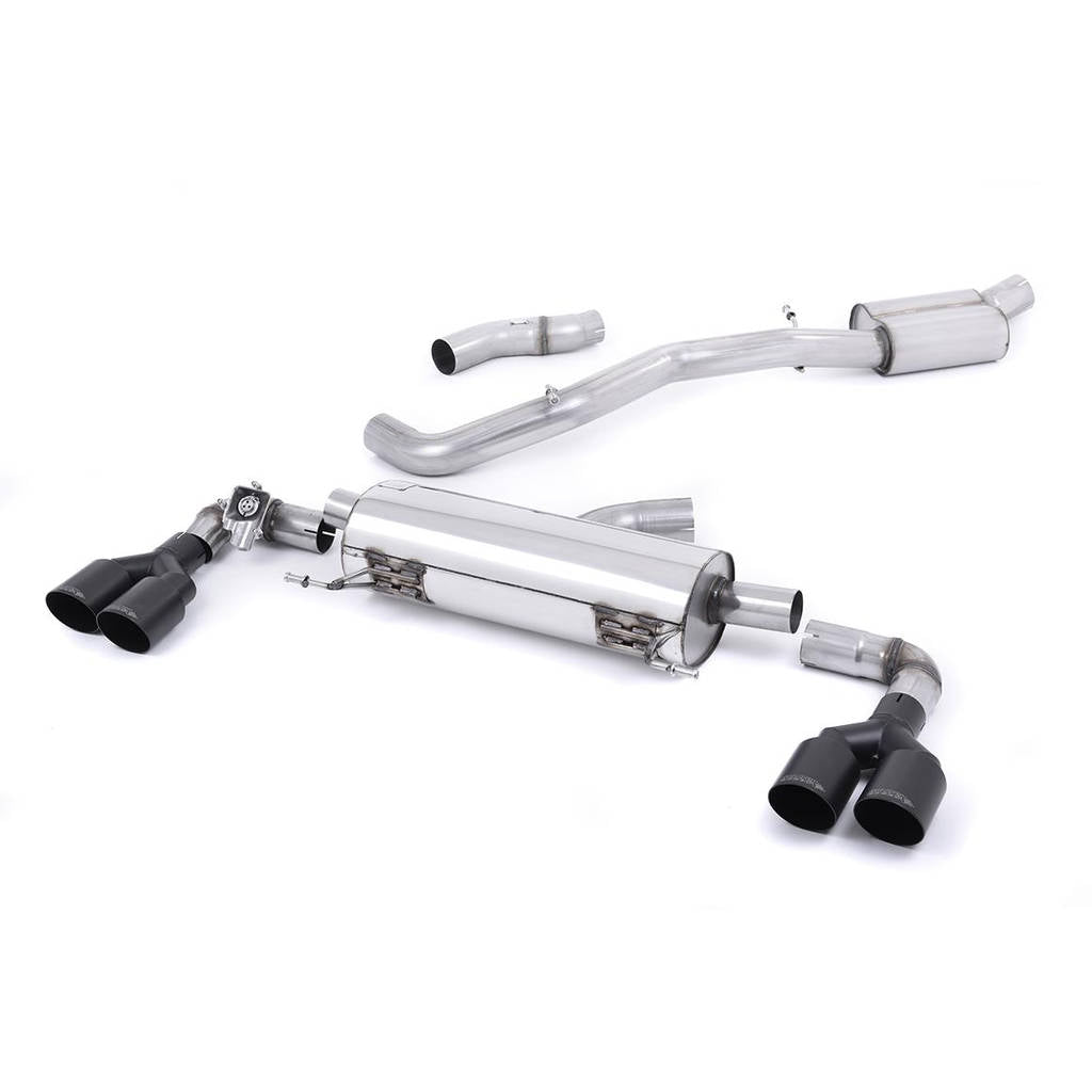 MILLTEK SSXAU490 Cat-back Black GT90 ECA AUDI S1 2.0 TFSI quattro Photo-0
