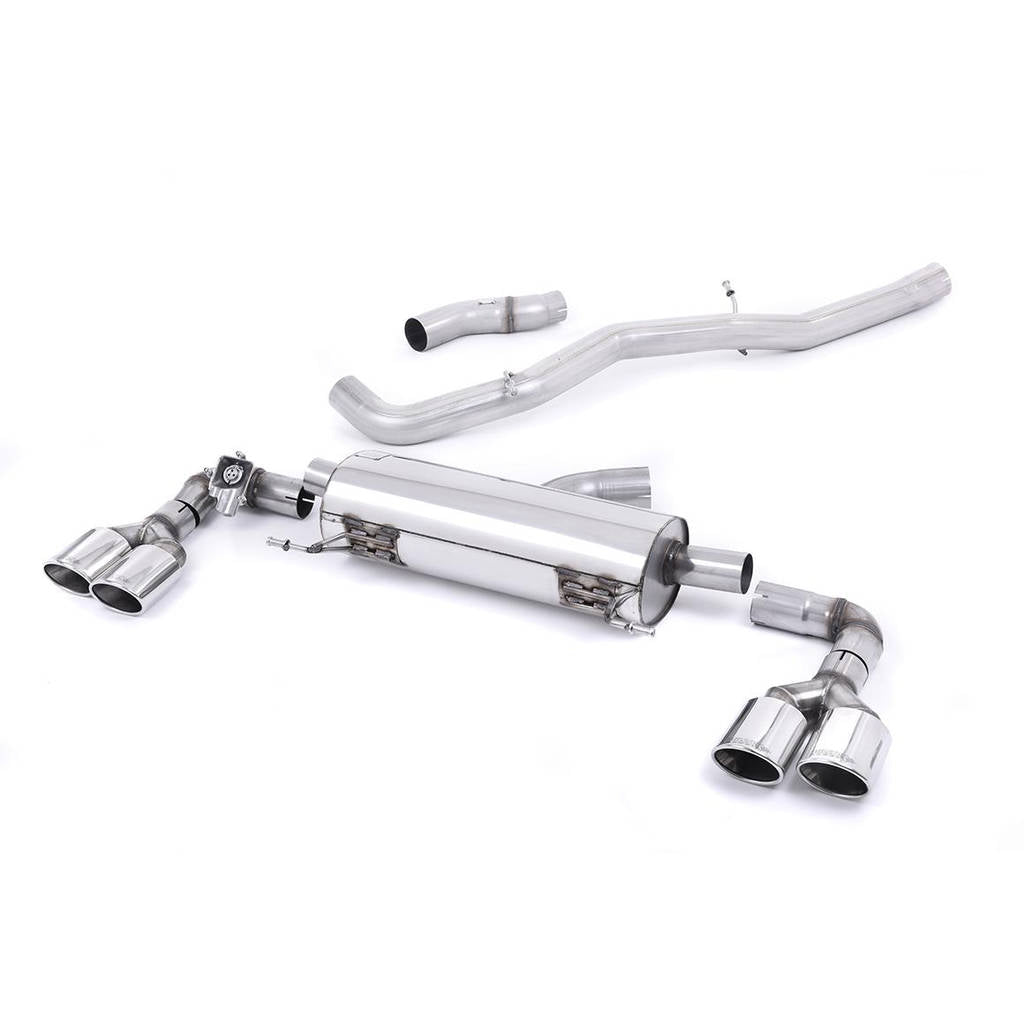 MILLTEK SSXAU491 Cat-back Polished Oval AUDI S1 2.0 TFSI quattro Photo-0