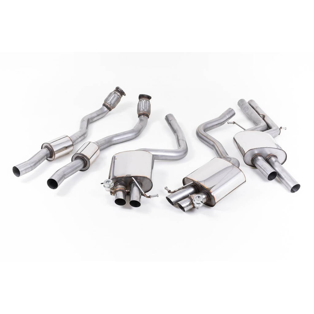 MILLTEK SSXAU336 Cat-back ECA AUDI RS4 B8 4.2 FSI quattro Avant Photo-0