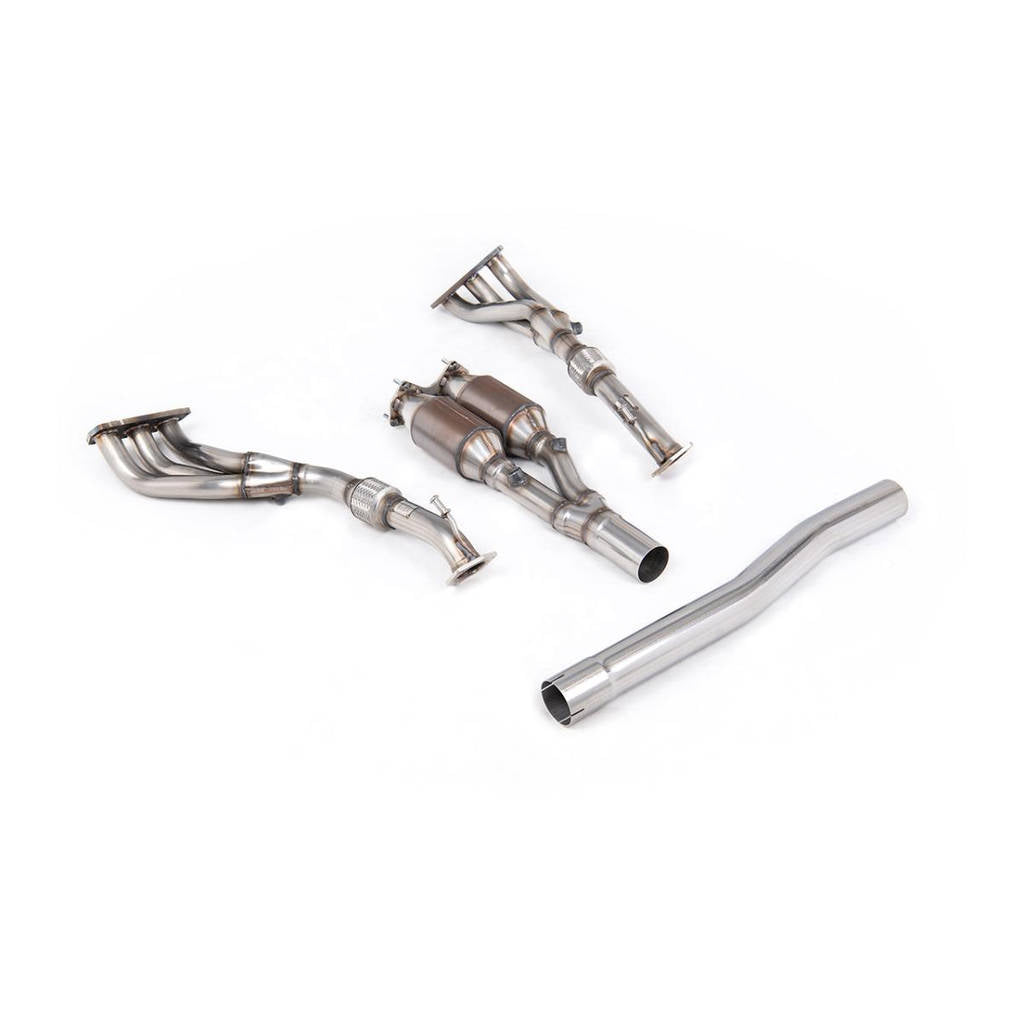 MILLTEK SSXVW121 Manifold&Hi-Flow Sports Cat VW Golf MK5 R32 3.2 V6 Photo-0