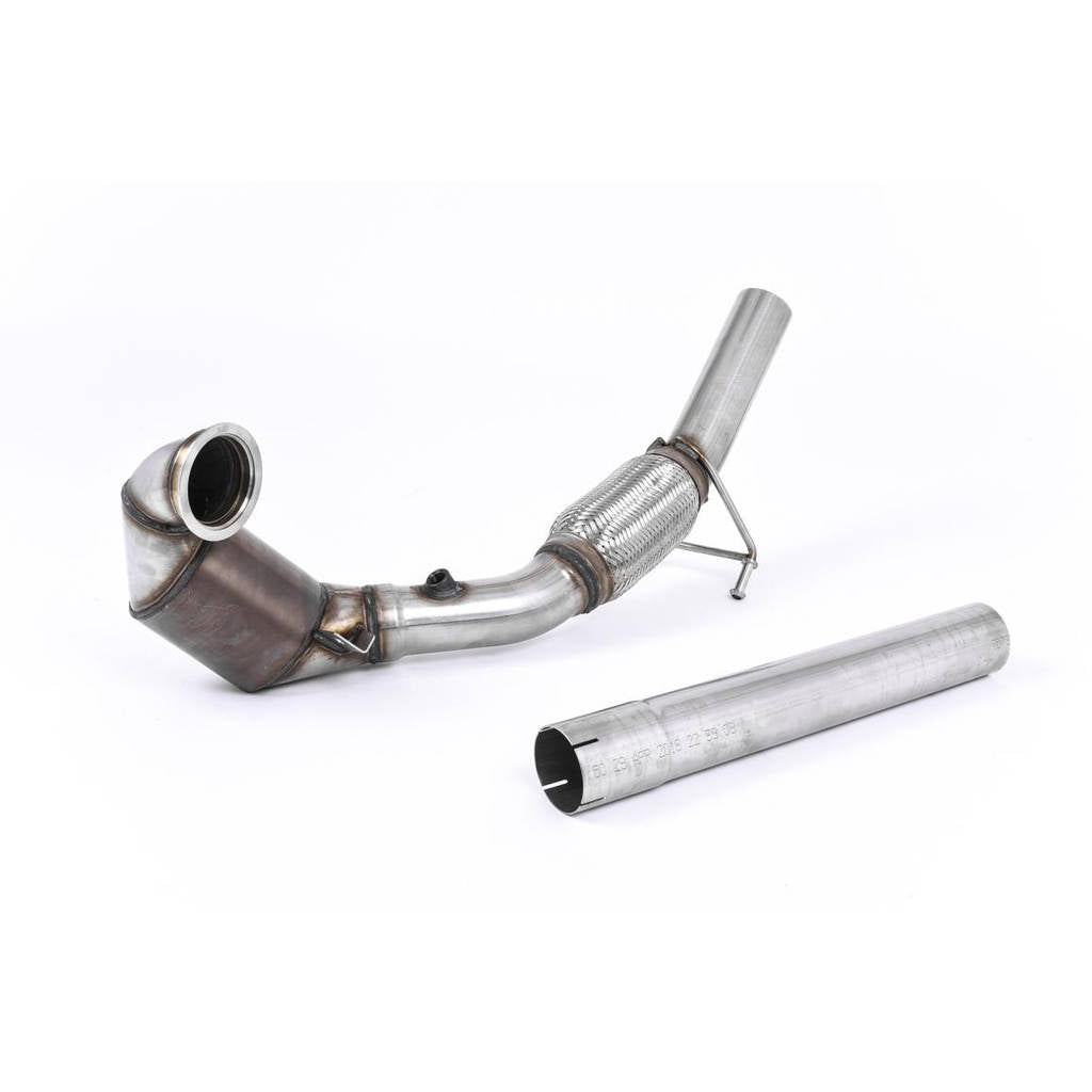 MILLTEK SSXVW417 Large Bore Downpipe and Hi-Flow Sports Cat SEAT Ibiza Cupra 1.8TFSI (6P) Photo-0