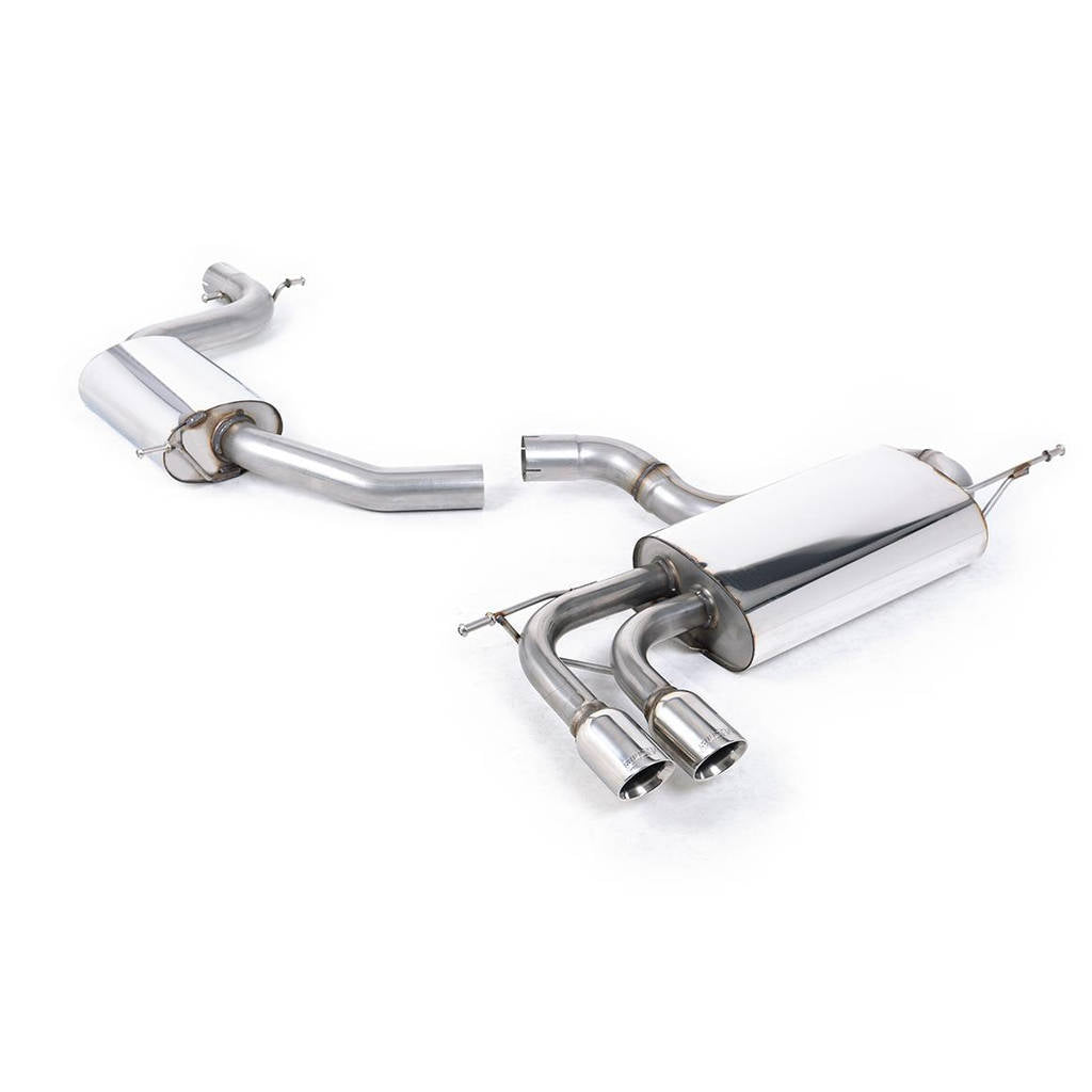 MILLTEK SSXVW105 Cat-back Twin 80mm GT80 ECA VW Scirocco GT 2.0 TSi 200PS Photo-0