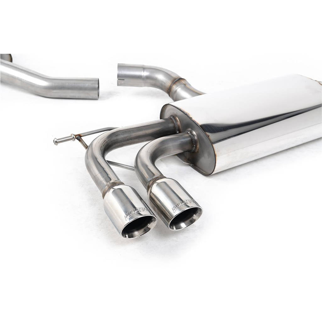MILLTEK SSXVW105 Cat-back Twin 80mm GT80 ECA VW Scirocco GT 2.0 TSi 200PS Photo-1