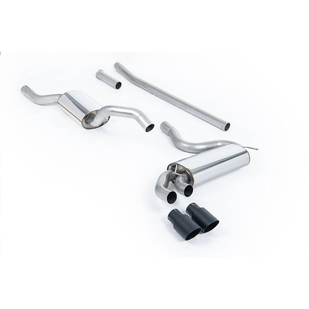 MILLTEK MCXAU102 Downpipe-back Twin 90mm GT90 AUDI Coupe UR quattro 10v Turbo Photo-0