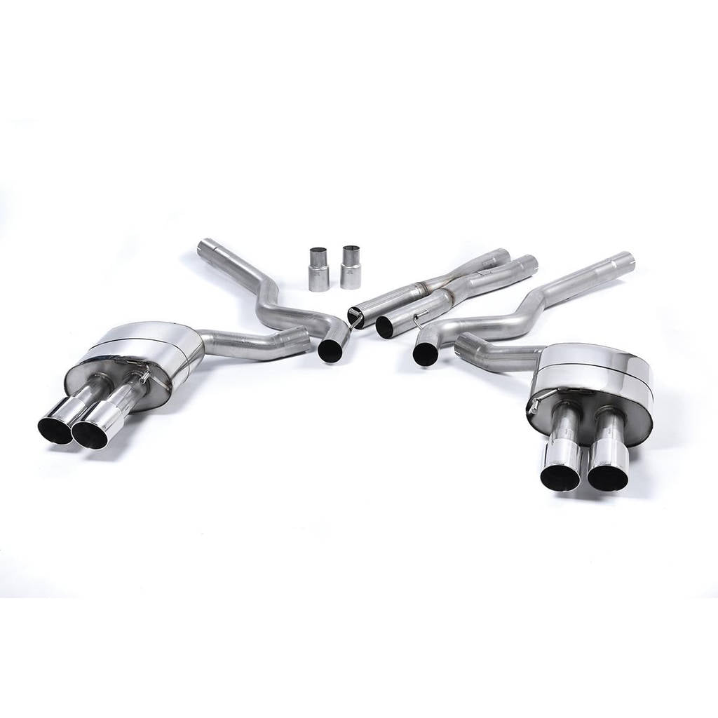 MILLTEK SSXFD158 Cat-back Quad 90mm GT90 FORD Mustang 5.0 V8 GT (Fastback) Photo-0