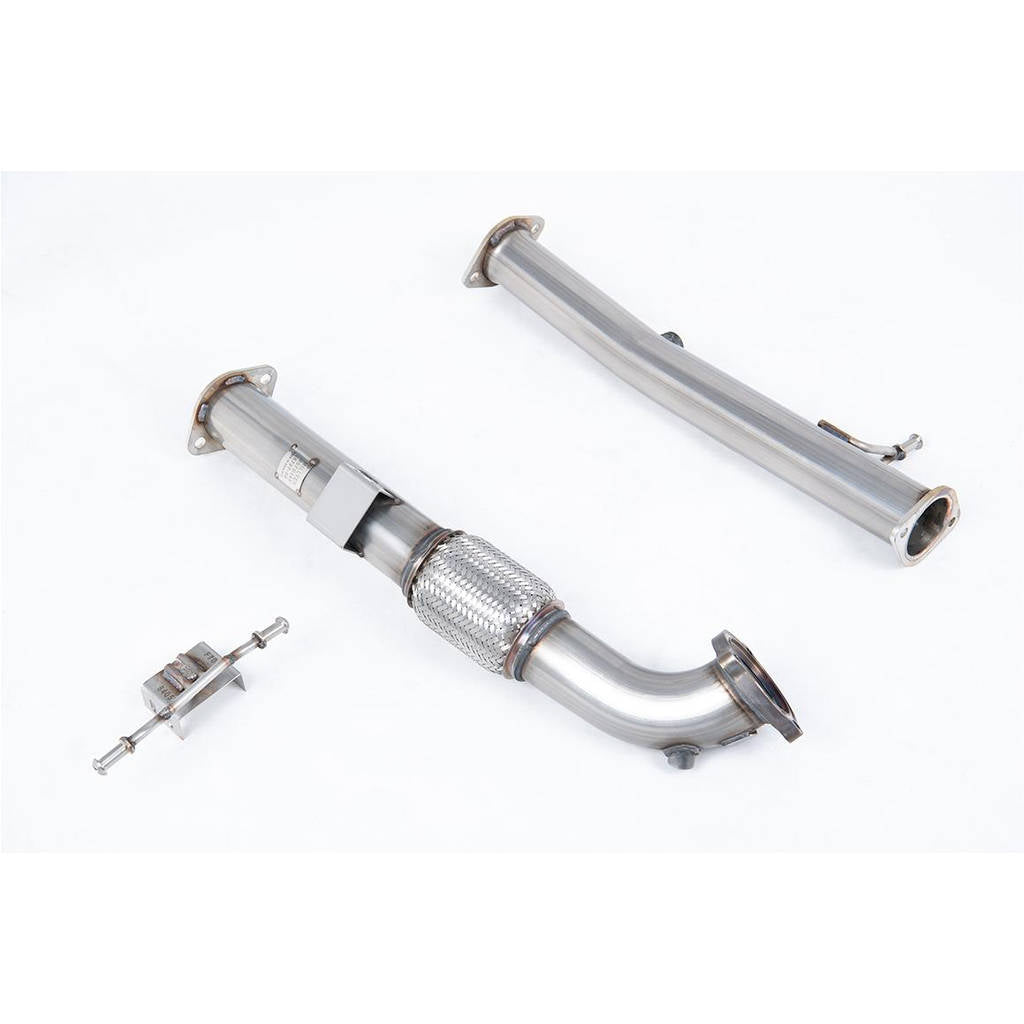 MILLTEK SSXFD167 Large-bore Downpipe and De-cat FORD Focus Mk2 ST 225 Photo-0