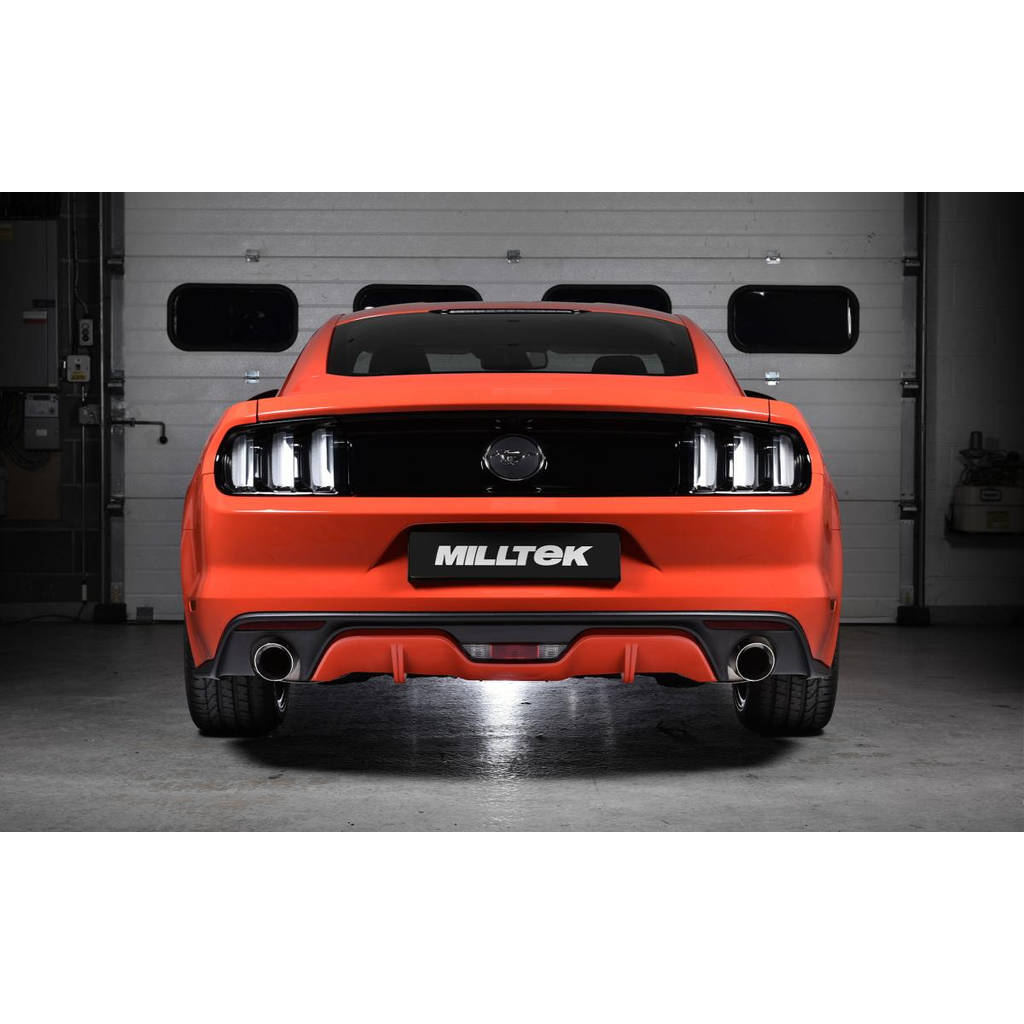 MILLTEK SSXFD173 Cat-back 100mm GT ECA FORD Mustang 2.3 EcoBoost (Fastback) Photo-3