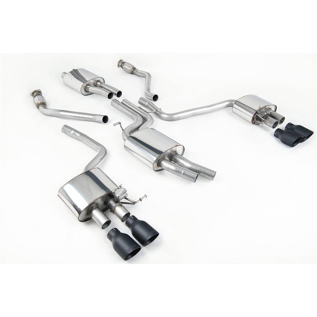 MILLTEK SSXAU505 Cat-back Quad 100mm GT100 AUDI SQ5 3.0 TFSI Supercharged Photo-0
