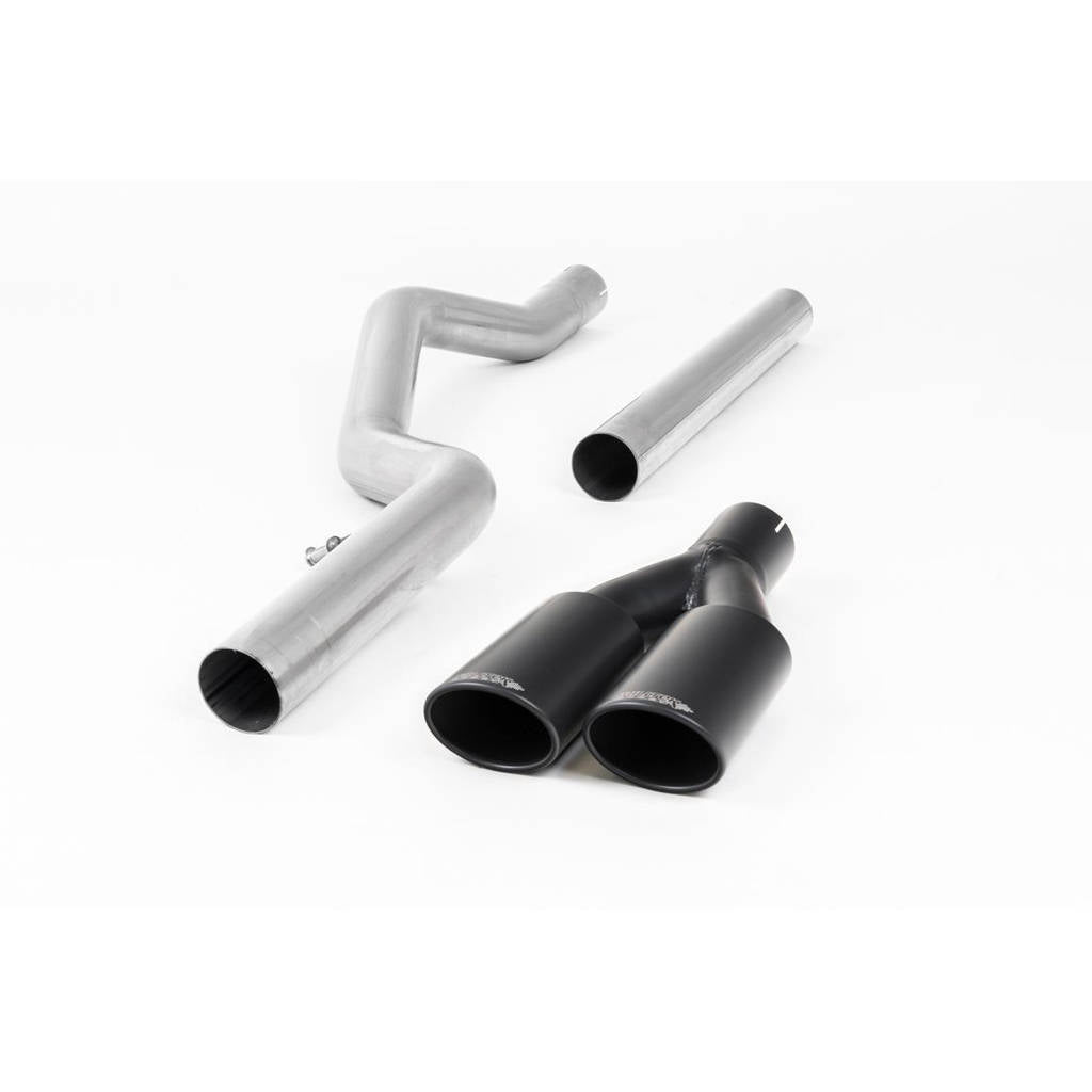 MILLTEK SSXVW449 Cat-back Twin 100 x 80mm Special Oval VW Amarok 3.0 V6 TDI (204&224PS) Photo-2
