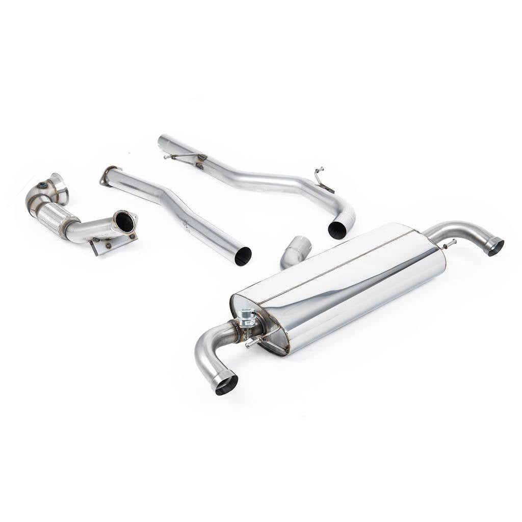 MILLTEK SSXAU255 Turbo-back excluding Hi-Flow Sports Cat AUDI TT Mk2 TT RS Coupé 2.5L TFSI quattro Photo-0