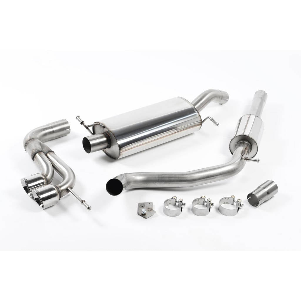 MILLTEK SSXSE138 Cat-back Twin 80mm GT80 ECA SEAT Ibiza Cupra/Bocanegra 1.4 TSI 180PS Photo-0