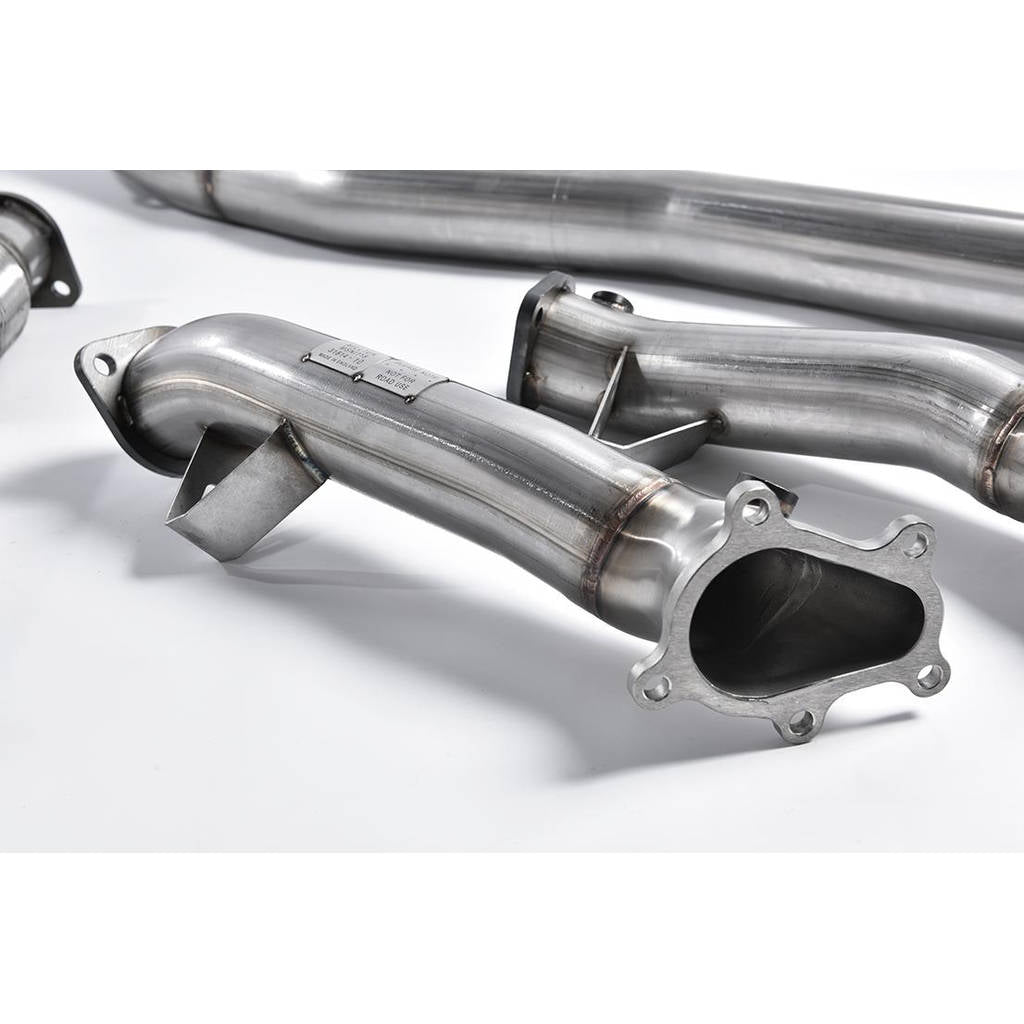MILLTEK SSXNI013 Primary Catalyst Replacement Pipes NISSAN GT-R R35 Photo-1