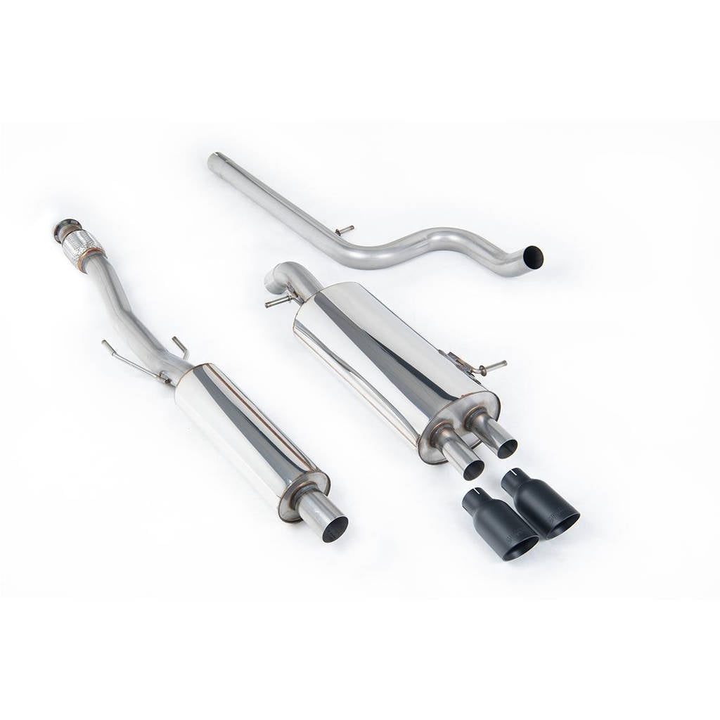 MILLTEK SSXCN103 Cat-back Twin 80mm GT80 ECA CITROEN DS3 1.6 THP 16V DSport Photo-0