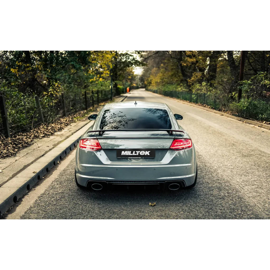 MILLTEK SSXAU730 Cat-back ECA AUDI TT Mk3 TTRS 2.5TFSI Quattro Photo-2